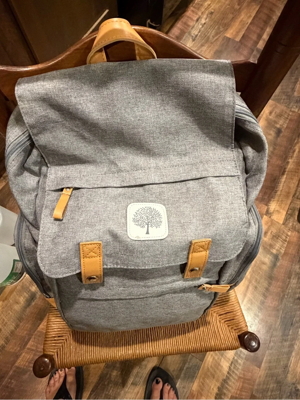Parker Baby Co. Birch Bag Diaper Backpack with accessories barely used